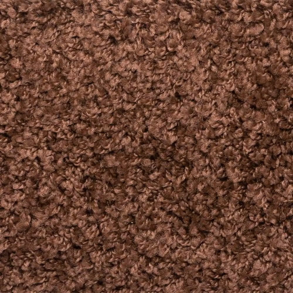 Berkfield Home Decorative Carpet Stair Treads, 15 Pieces, Brown, W/D/H: 56 x 17 x 3 cm – 6