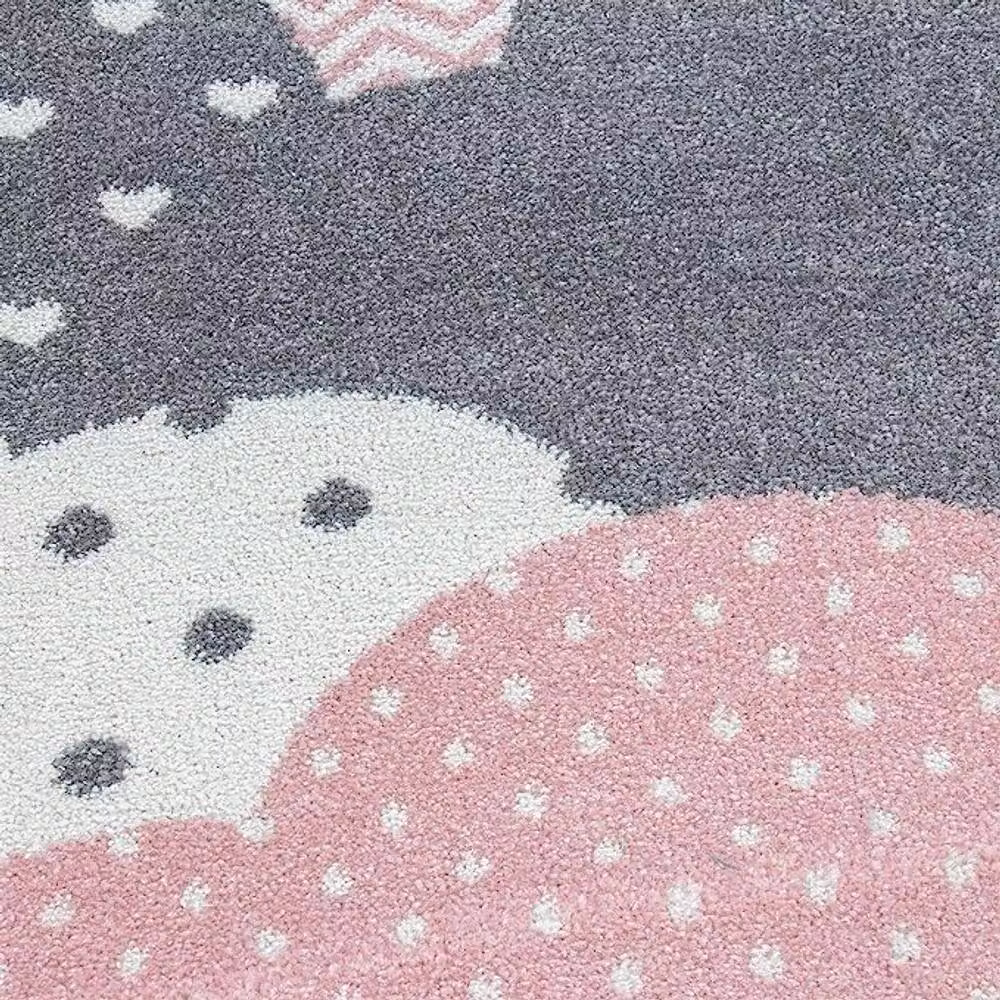 Bravich LTD Kids Clouds Rug Bambi in Pink W: 160 cm, L: 230 cm – 2