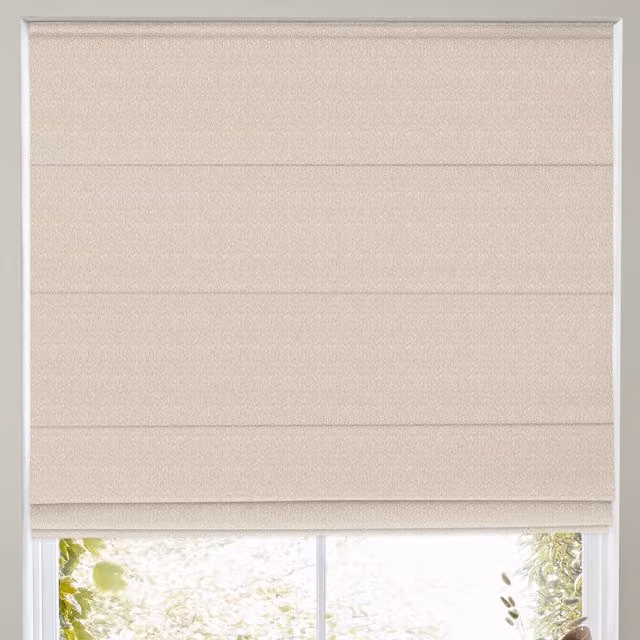 Simply Collection Blackout Roman Blind in Plain Beige Polyester