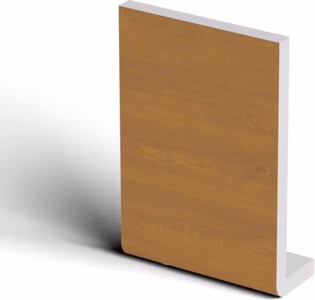 Freefoam Golden Oak Fascia Capping Board, Pack of 2, 150mm x 10mm x 5m