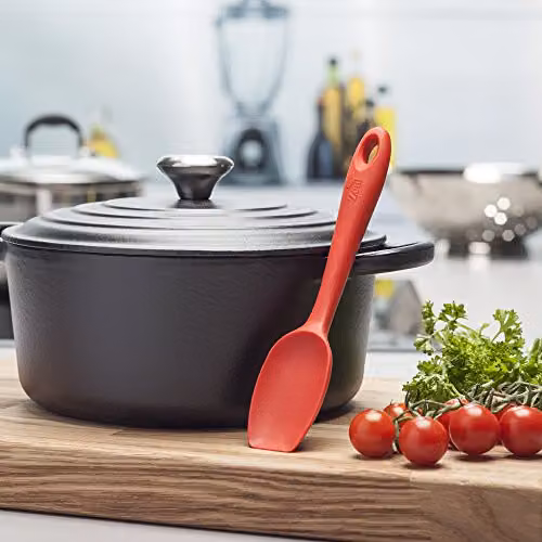 Zeal Red Silicone Non-Scratch Spatula Spoon – 3