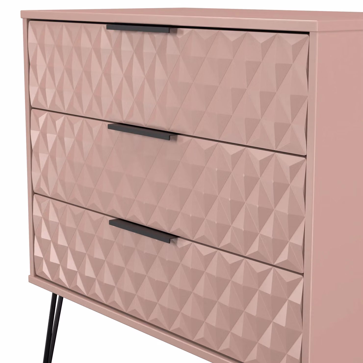 2 U Islay 3 Drawer Chest in Dusty Pink – 3