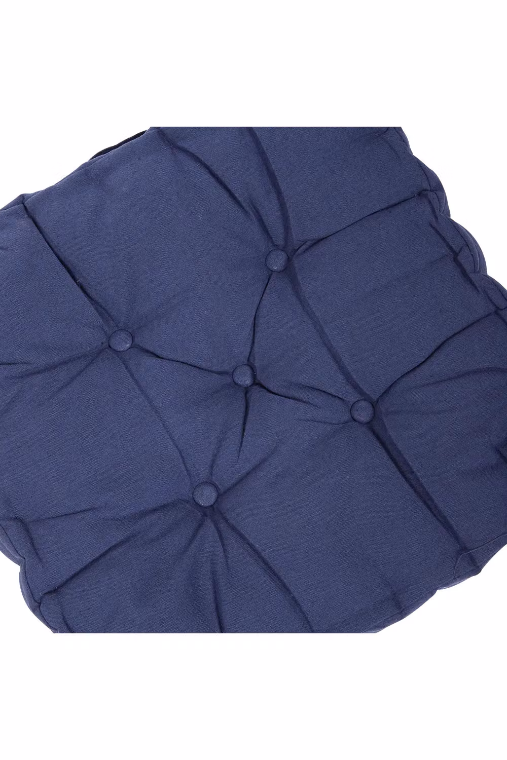 Living and Home Garden Armchair Cushion Pad with Handle, Navy Blue Cotton-Linen Blend – 4