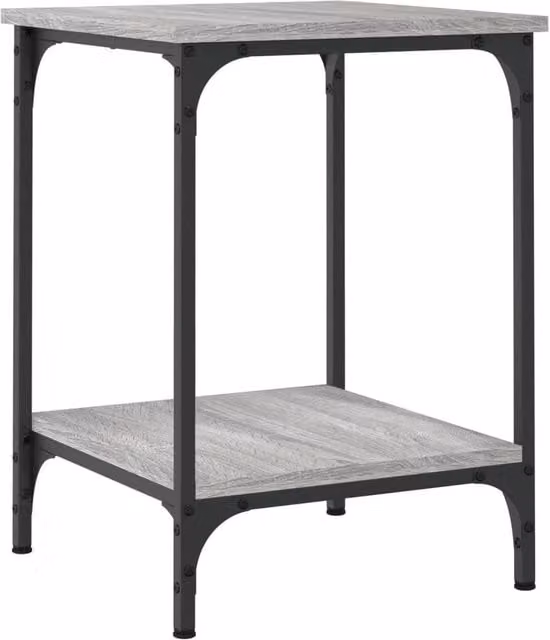 Berkfield Home Grey Sonoma Coffee Table, W/D/H: 40 x 40 x 55 cm – 1