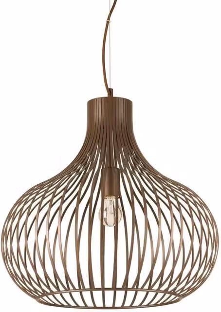 Netlighting Onion Modern Metal Ceiling Pendant Light in Brown