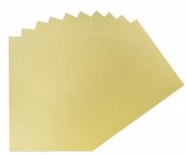 Janrax Pack of 100 A4 Yellow Matte Construction Paper Sheets, 75gsm