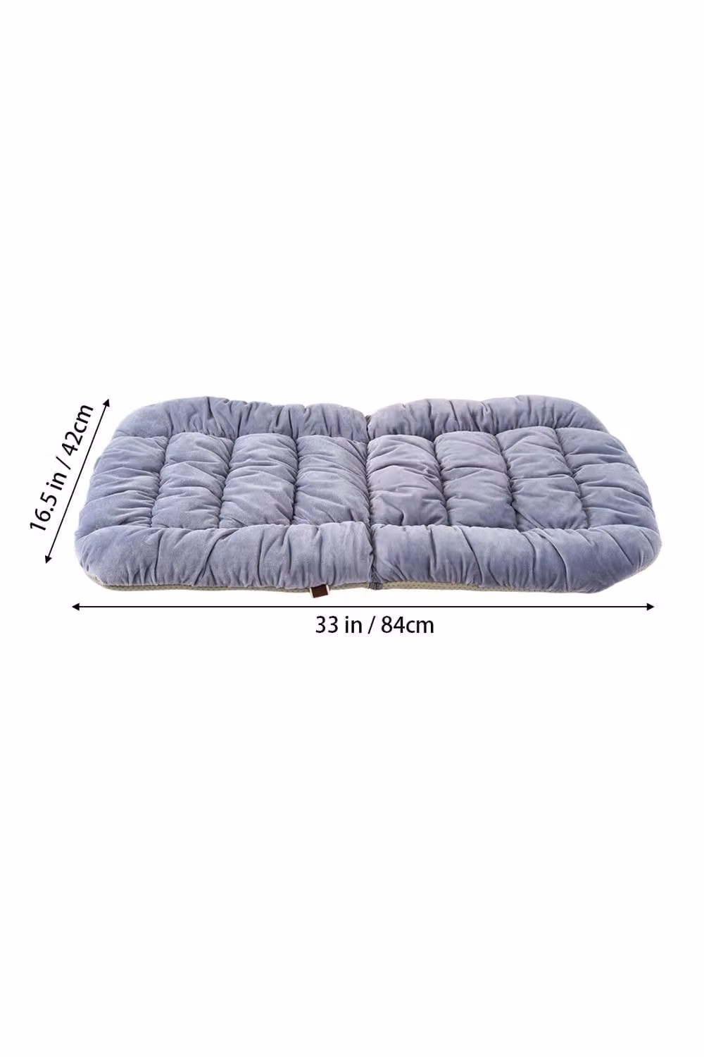 Living and Home Soft Plush Anti-Slip Seat Cushion with Elastic Straps in Grey – 5