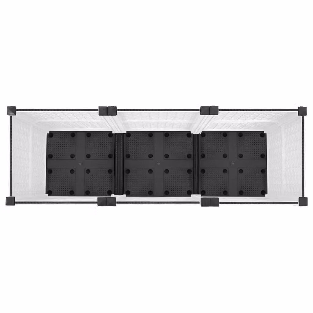 Berkfield Home Grey Polypropylene Raised Bed W/D/H: 120 x 40 x 38 cm – 2