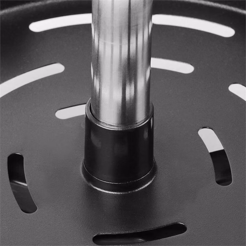 Nordara 3 Layer Rotating Metal Spice Rack Organiser, Black, W: 100 cm x D: 100 cm – 4