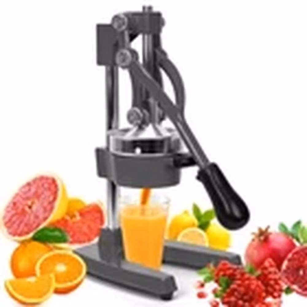 EONLION Cast Iron Manual Citrus Press Fruit Squeezer Extractor, Grey – 3