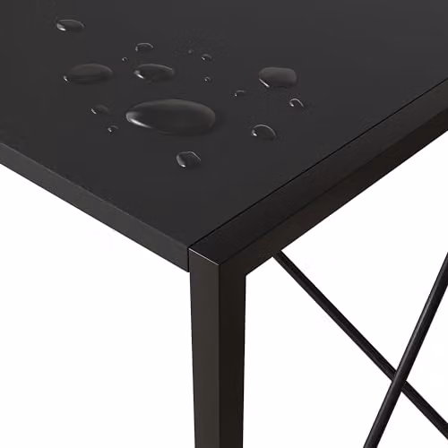 MCC Direct Miami Folding Computer Desk in Black, W: 80 cm, D: 50 cm, H: 75 cm – 4