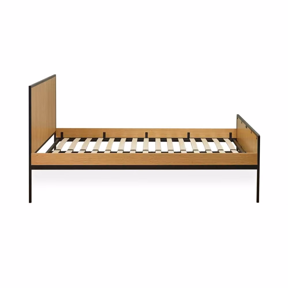 Cheshire Horizon Oak Effect Bed Frame in Brown, King Size 150 x 200 cm – 3