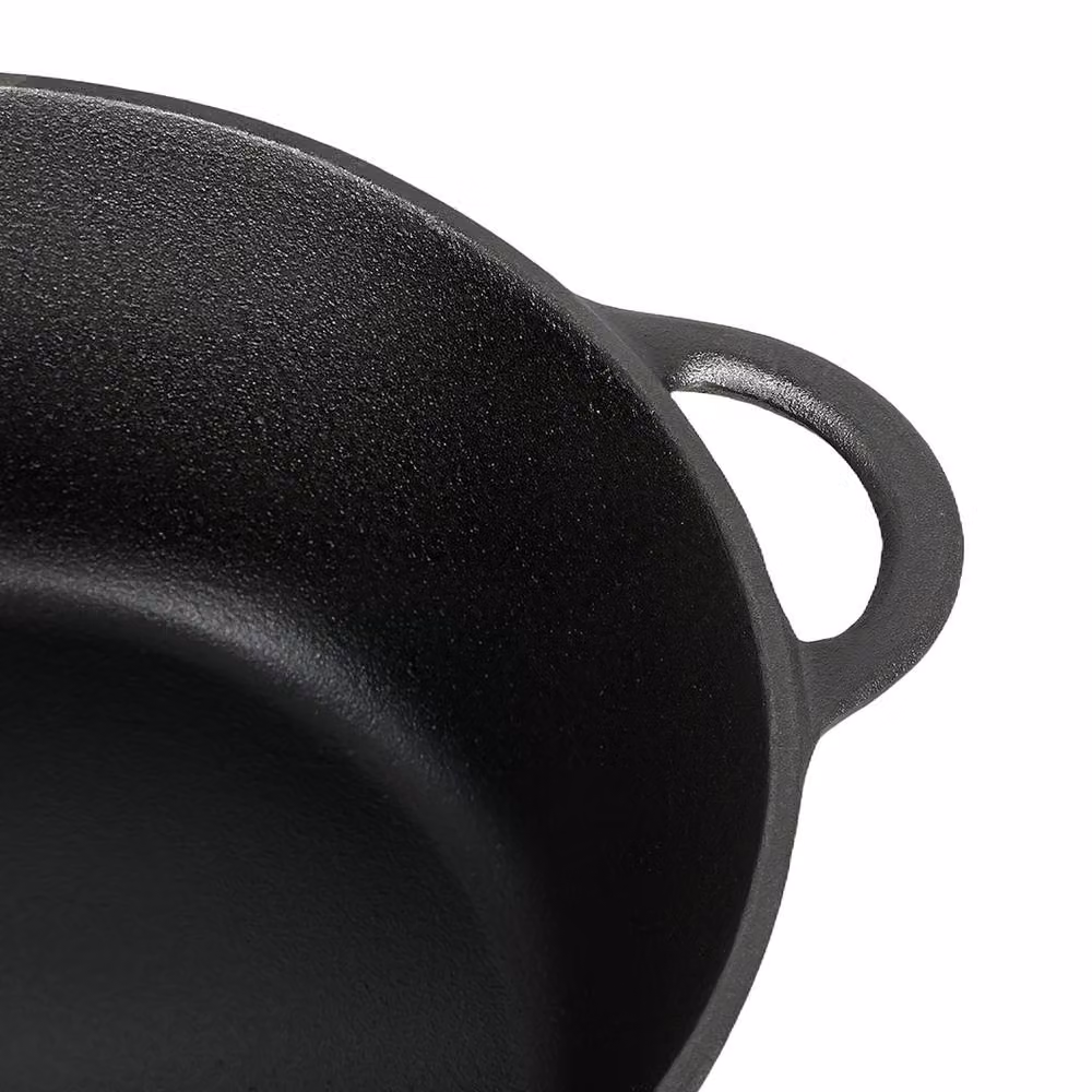 Toque Black Cast Iron Dutch Oven Casserole Dish with Lid – 5