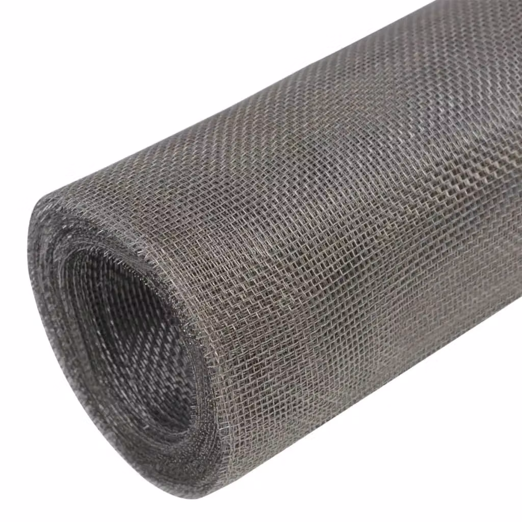 Berkfield Home Stainless Steel Mesh Screen, Silver, W: 100 cm, L: 500 cm – 3