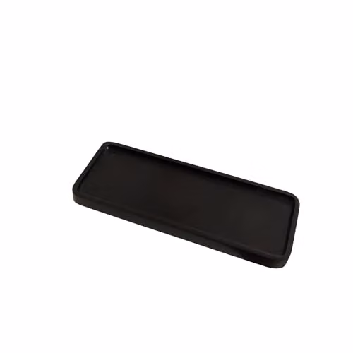 Melody Maison Black Rectangular Wooden Tray W: 34.5 cm – 2