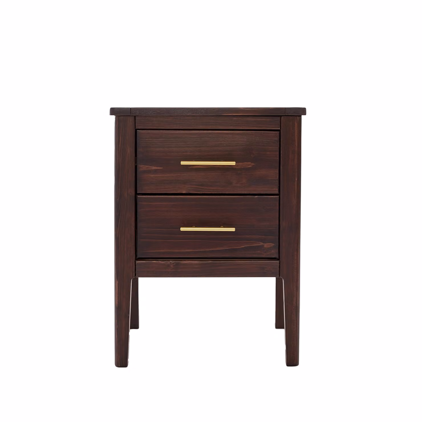Cabinet Bits Carbini 2 Drawer Bedside Table in Brown – 4