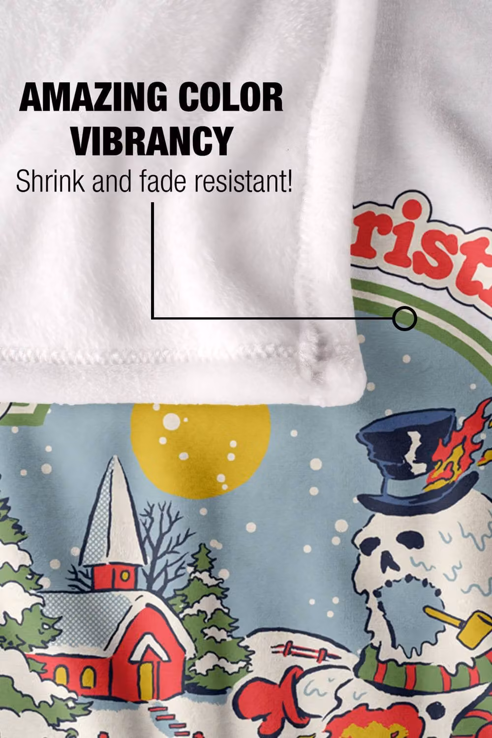 Steven Rhodes My First Flamethrower Multicolour Super Soft Fleece Throw Blanket W/D/H: 152 x 127 x 1 cm – 2
