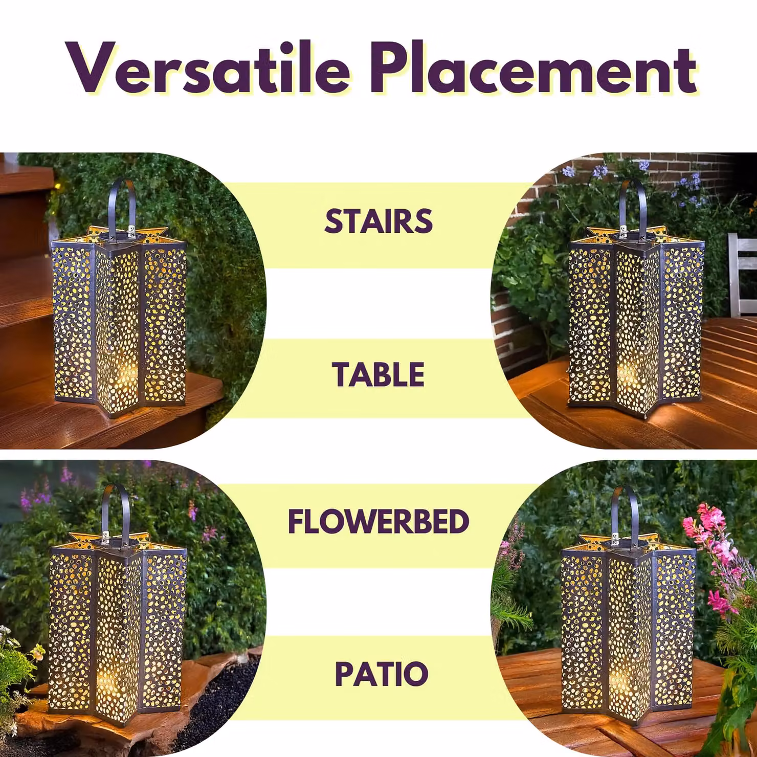 Marco Paul Silver Metal Star Shaped Solar Garden Lantern, Height: 30 cm – 7