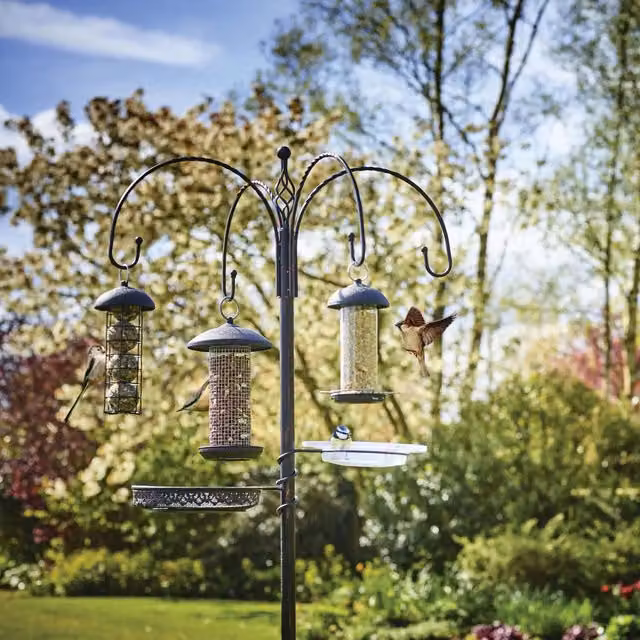 Gardman Decorative Metal Bird Feeding Station - Black – 2