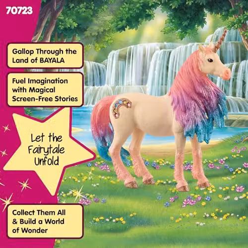 Schleich Bayala Marshmallow Unicorn Mare Multicolour Toy Figurine – 4