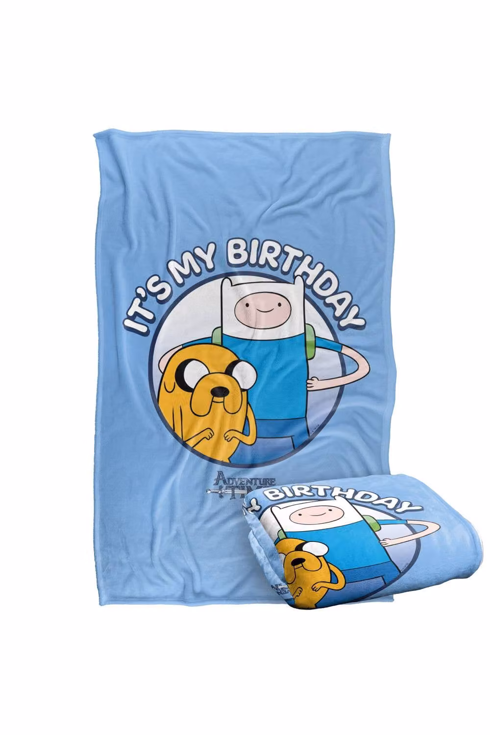 Cartoon Network Adventure Time Extra Large Silky Touch Super Soft Fluffy Polyester Throw Blanket in Multicolour – 2