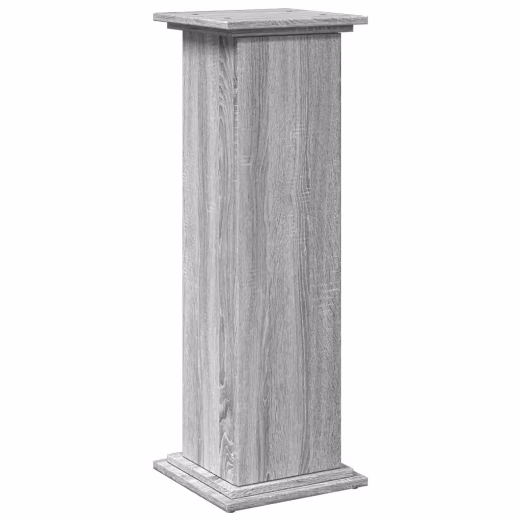 Berkfield Home Grey Sonoma Display Stand with Storage, W/D/H: 31 x 30 x 90 cm – 2