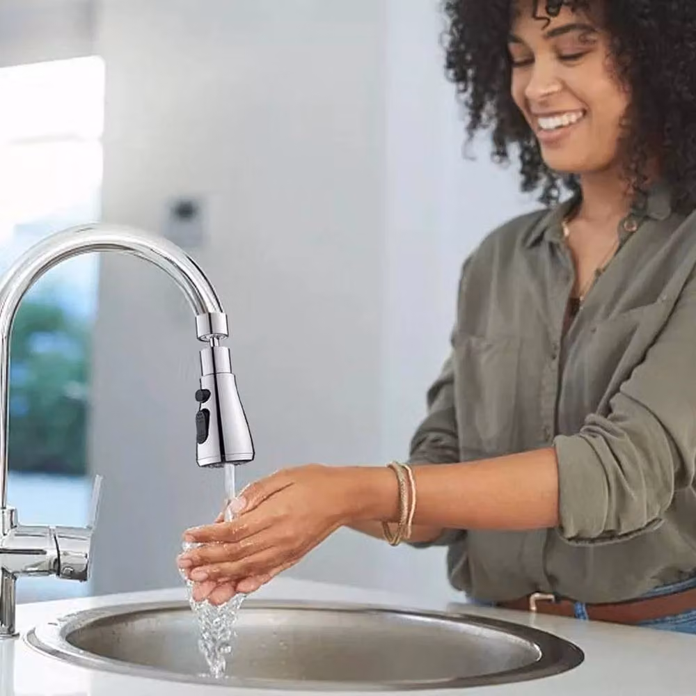 EONLION Silver Pull Out Kitchen Tap Spray Head Replacement – 4