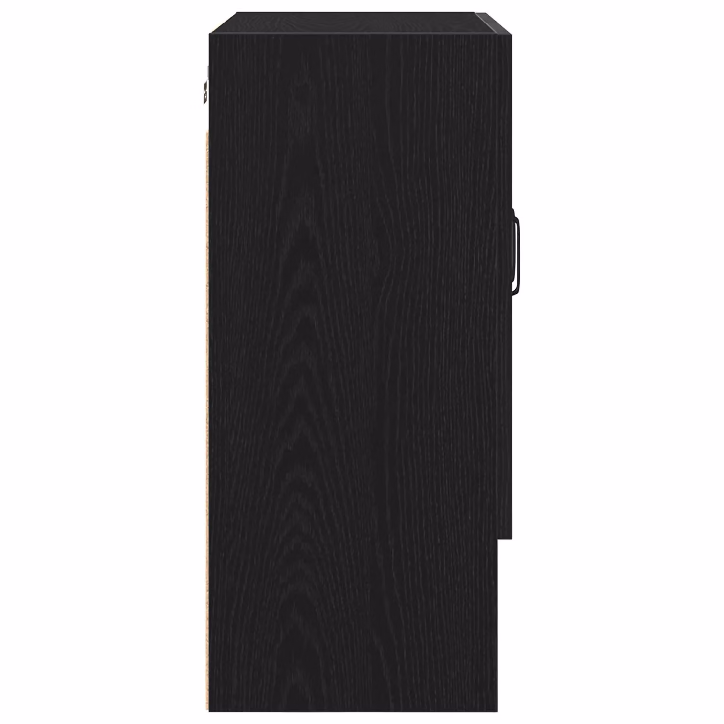 Berkfield Home Modern Wall Mounted Cabinet in Black Oak, W/D/H: 60 x 30 x 70 cm – 5