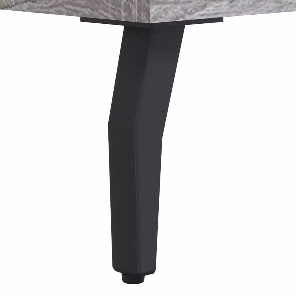 Berkfield Home Modern Square Coffee Table in Grey Sonoma, W/D/H: 50 x 50 x 40 cm – 4