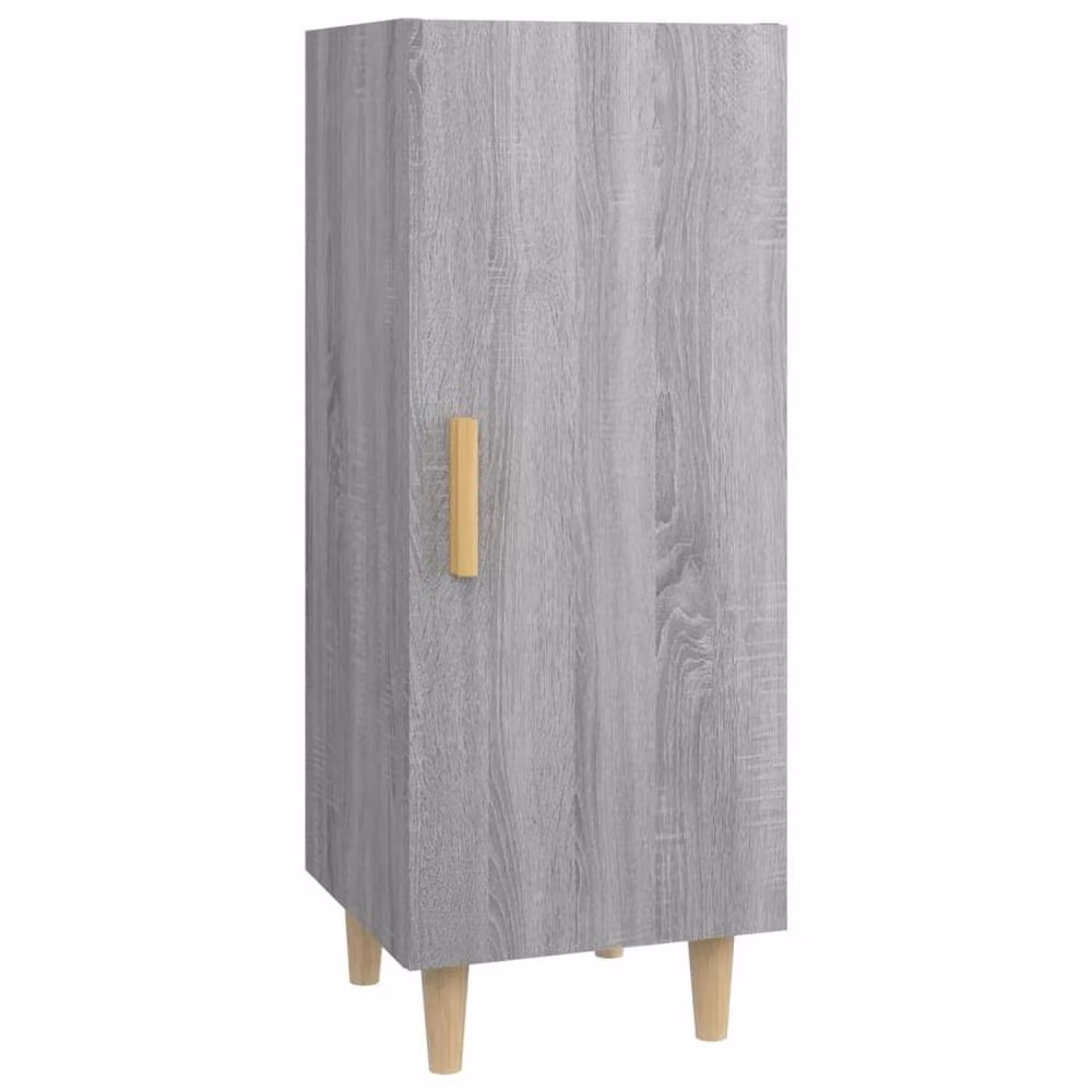 Berkfield Home Grey Sonoma Sideboard in Engineered Wood, W/D/H: 34.5 x 34 x 90 cm – 2