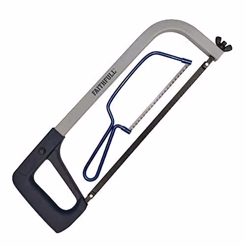 Faithfull HS300AV Handyman Hacksaw and Junior Saw Set in Blue