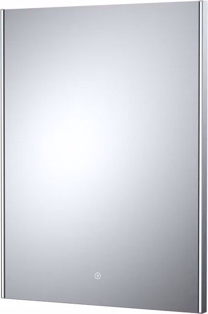 Balterley LED Ambient Illuminated Touch Sensor Mirror with Demister, Silver, W: 80 cm, H: 60 cm
