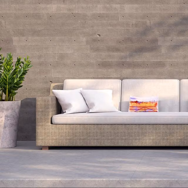 Hay Bale Vibe Orange Rectangular Outdoor Cushion with Graphic Design