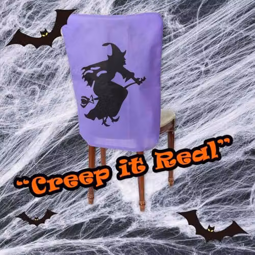 VFM e-Store Halloween Party Chair Covers, Purple, W/D: 65 x 50 cm – 6