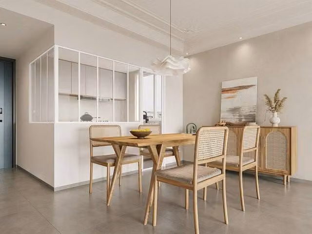 Vente-unique Corner Studio Glass Panelling in Powder-Coated Aluminium, White, W: 120 cm, L: 150 cm – 1