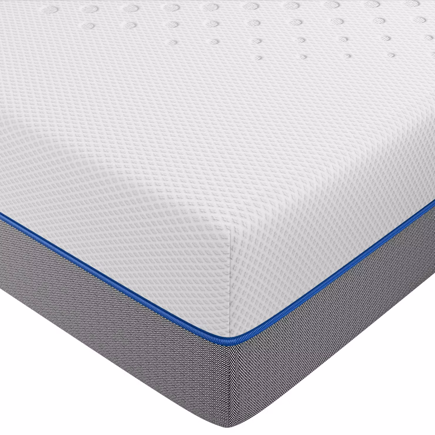 White Cool Gel Memory Foam Hybrid Mattress with Removable Cover, Soft, 18 cm Depth, 4ft Small Double