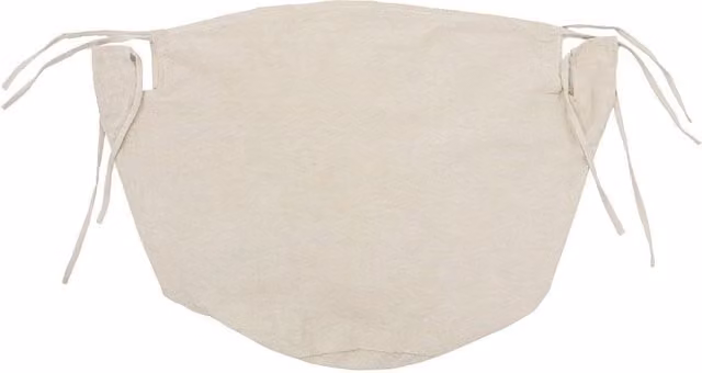 JVL Cotton Log Basket Liner in Beige – 1