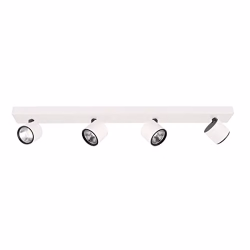 Netlighting Boniva Modern LED Ceiling Spotlight Bar in White, 3000K Warm White, 1200lm, IP20
