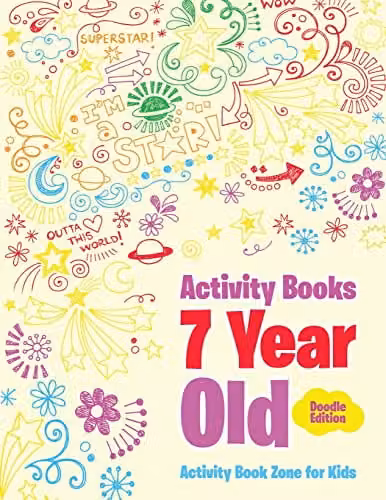 Activity Book Zone Multicolour Doodle Edition Activity Books for Children