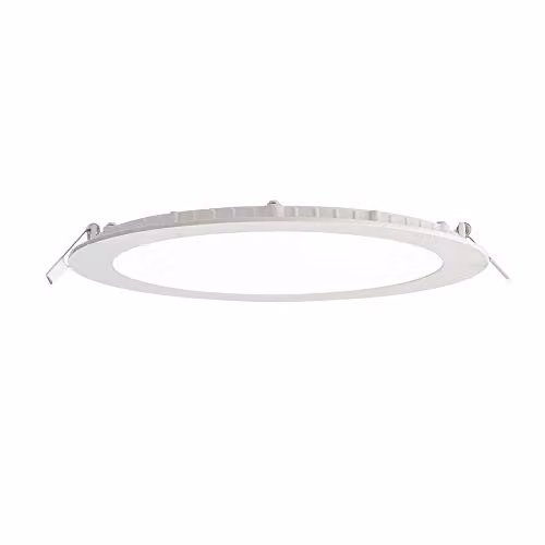 Netlighting Siriodisc Integrated LED Recessed Downlight Panel, White, 18W, Cool White