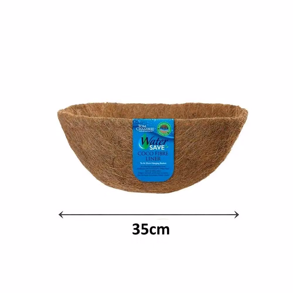 Tom Chambers Brown Coco Fibre Liner for 35cm Hanging Baskets – 2