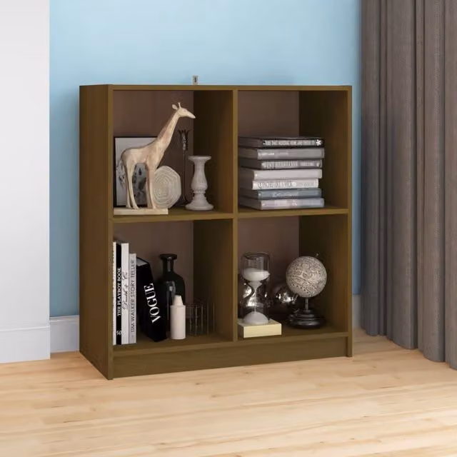Berkfield Home Modern Sideboard in Honey Brown Solid Pinewood, W/D/H: 70 x 33 x 76 cm – 1