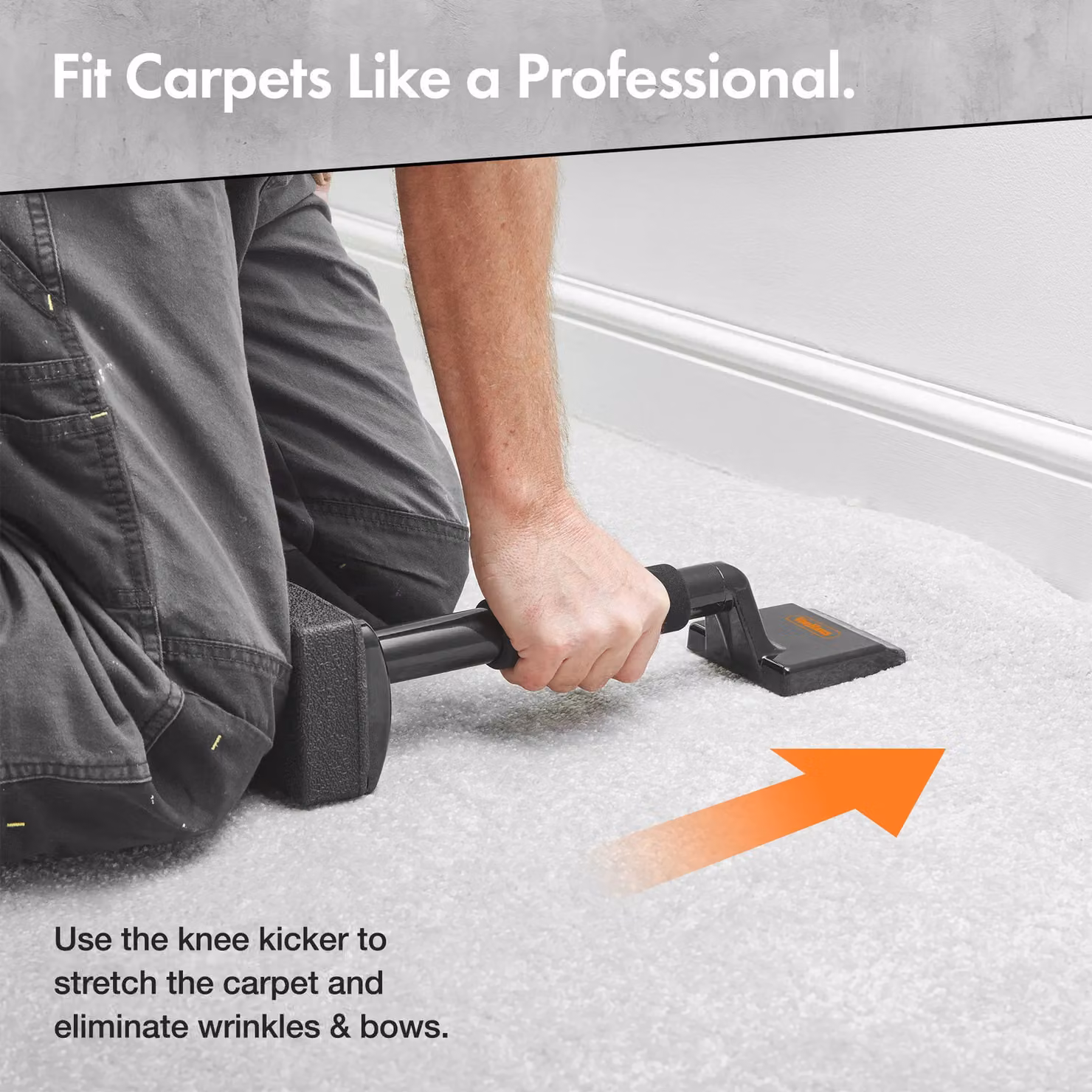 VonHaus Carpet Fitting Kit with Knee Kicker in Black – 2