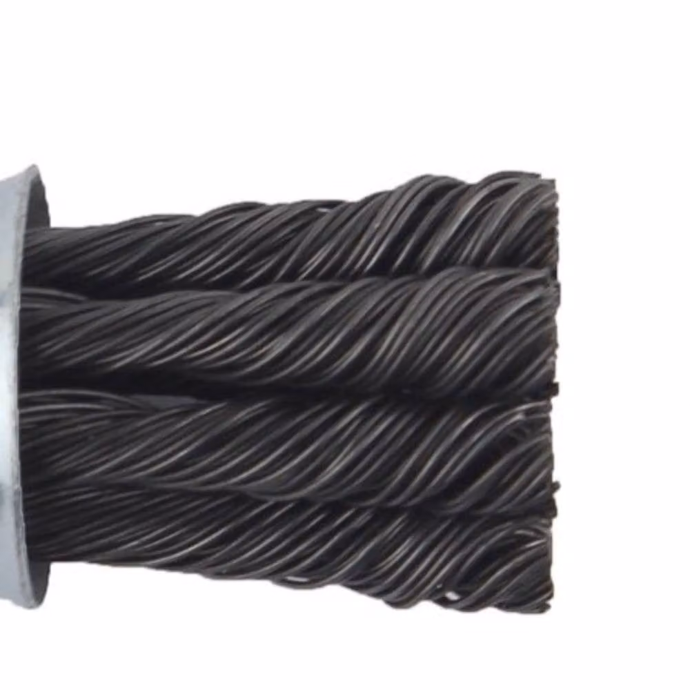 Abracs Twist Knot End Brush in Silver – 2