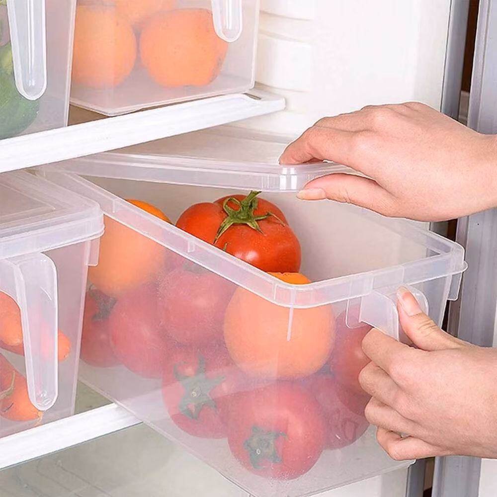 PAWNORA Set of 4 Transparent Plastic Kitchen Storage Boxes – 3