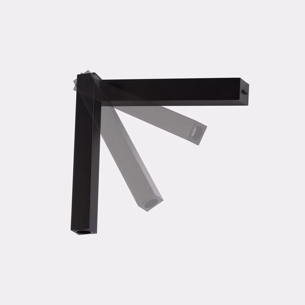 Netlighting Hall Reading Wall Light in Black Aluminium with 3.5W Warm White LED – 2