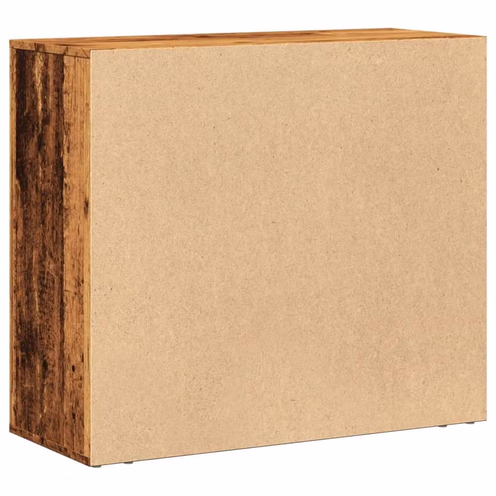 Berkfield Home Rustic Old Wood Sideboard in Brown, W/D/H: 80 x 33 x 70 cm – 5