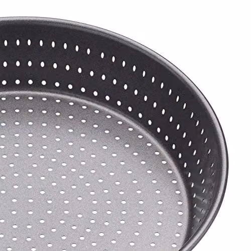 MasterClass Non-Stick Carbon Steel Round Tart Tin, Diameter: 23 cm, Grey – 3