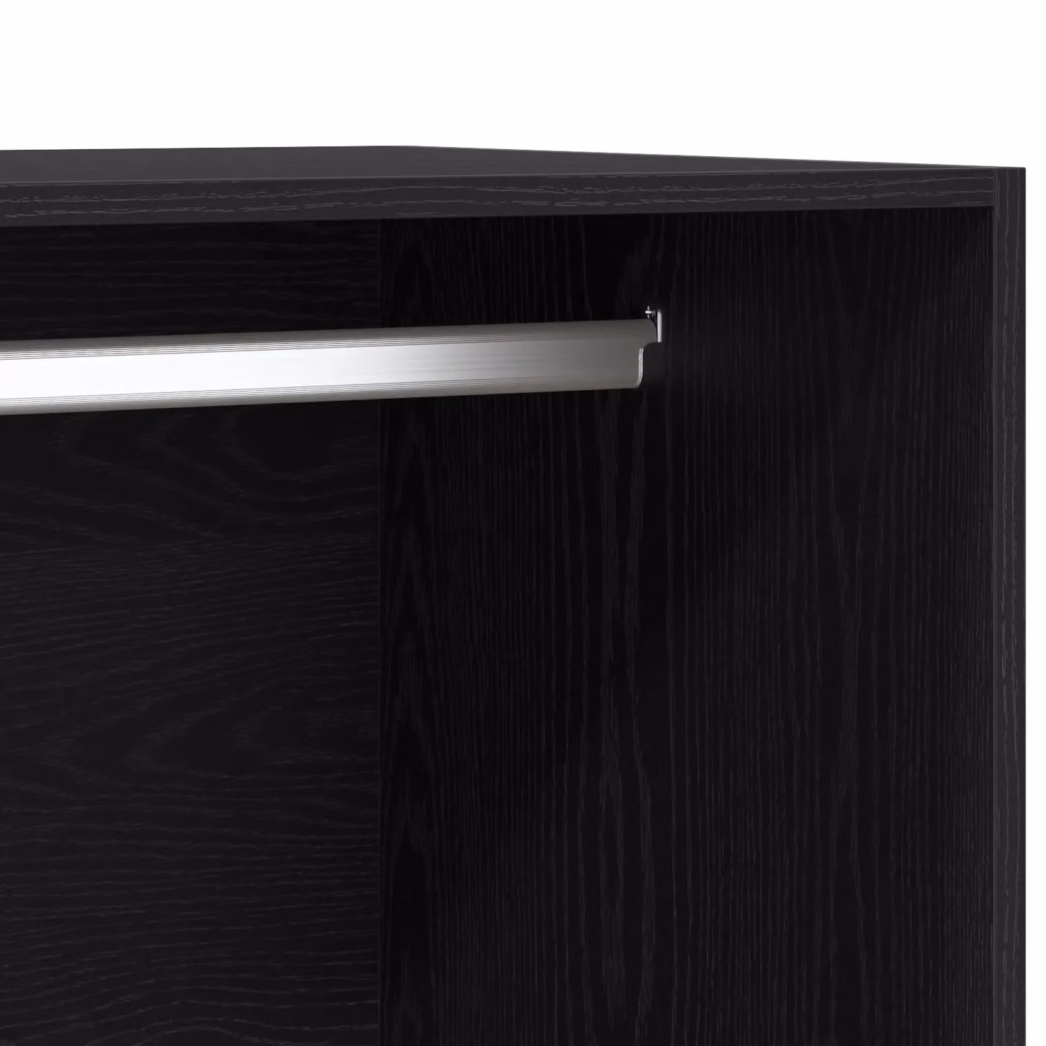 Berkfield Home Black Minimalist Wardrobe with Internal Drawers, W/D/H: 100 x 50 x 200 cm – 4