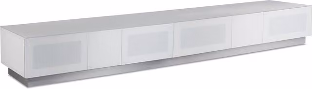 Alphason Element Modern Matt White TV Stand, Width: 250 cm
